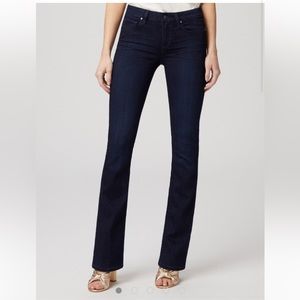 Paige jeans. Manhatten flare. Dark wash. Size 26